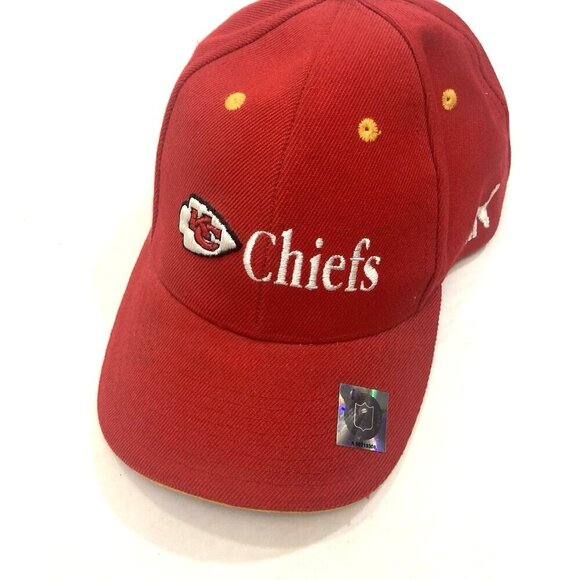 Vintage 90s Kansas City Chiefs Hat Cap Puma Pro Line NFL Wool 1998 NEW RARE - Picture 2 of 12